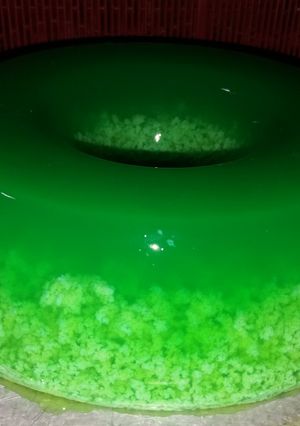 Foto resep Puding lumut pandan
