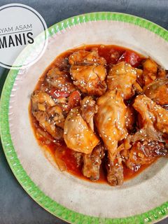 Foto resep Ayam Asam Manis