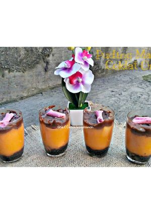 Foto resep Puding Mangga Coklat Oreo