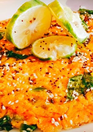 প্যান ফ্রায়েড মশালা ভেজি ওটস(pan fried masala veggie oats recipe in Bengali) রেসিপির প্রধান ছবি