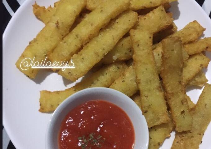 Cara Gampang Menyiapkan Potato Cheese Stick yang Lezat