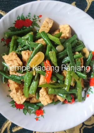 Foto resep Tumis Tempe Kacang Panjang