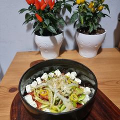 Spicy asian greek salad A picture of Spicy asian greek salad.