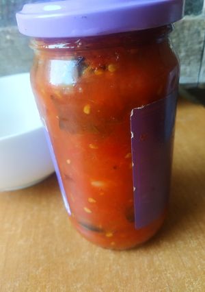 Una foto de Salsa de tomate en conserva
