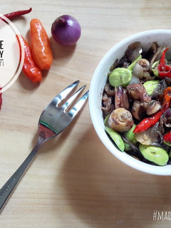 Foto resep Oseng / Tumis Pete Cumi Asin