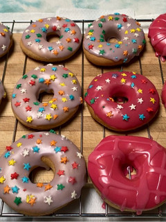 Una foto de Donas horneadas
