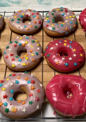 Una foto de Donas horneadas