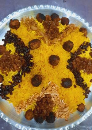 عکسی از دستور رشته پلو