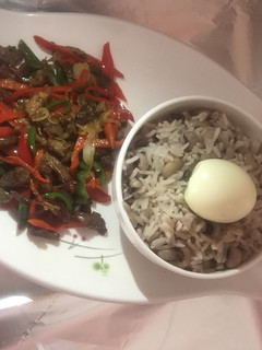 A picture of Garau garau&Steak stir fry.