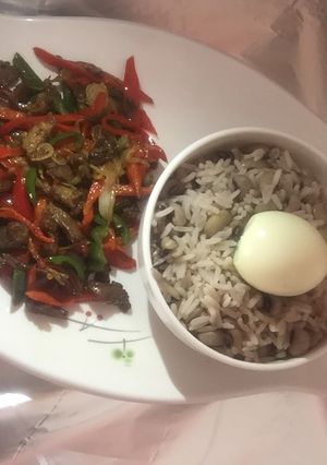 A picture of Garau garau&Steak stir fry.