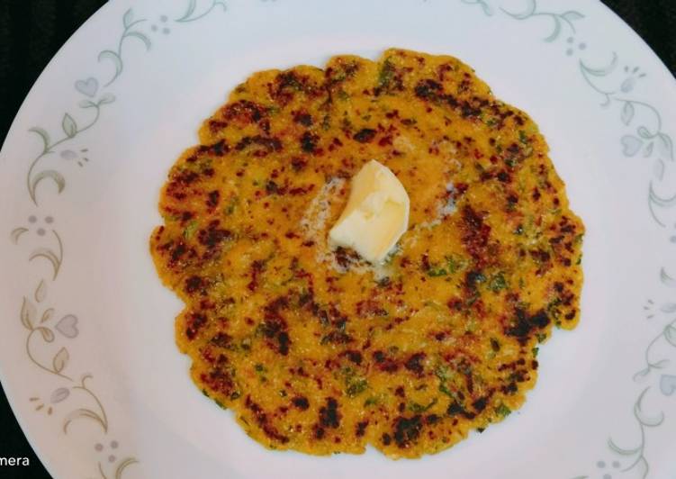 Steps to Prepare Any-night-of-the-week Makki Ka Mooli Ka Dodha