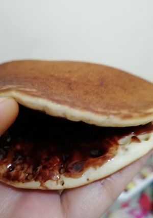 A picture of Dora cake(pancake).