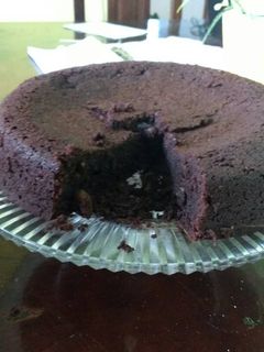 Una foto de Torta de chocolate apta para celíacos