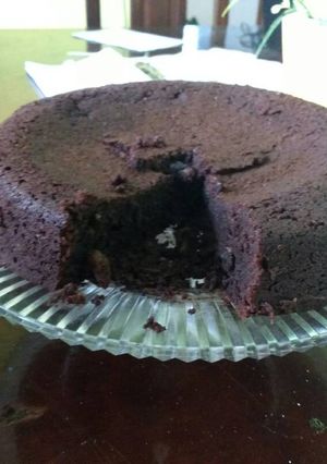 Una foto de Torta de chocolate apta para celíacos