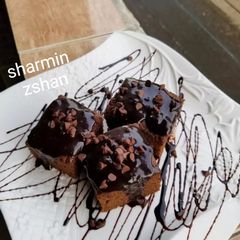 A picture of Fudge mocha brownies.