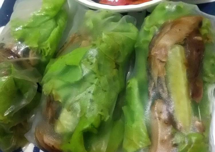 Resep Lumpia vietnam isi ikan asap, Lezat Sekali