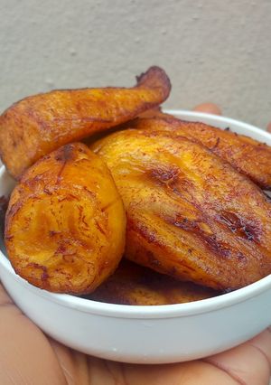 A picture of Special Salted Dofo(Fried Plantain Slices).