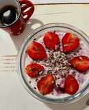 Overnight porridge 🍓