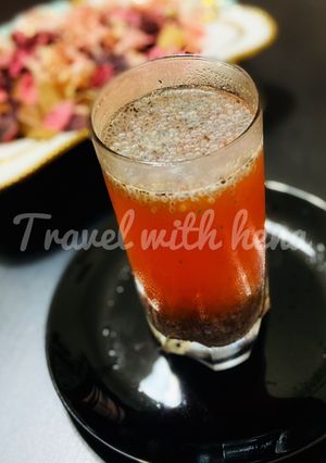 A picture of Orange summer cooler.