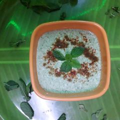 A picture of Mint Raita.