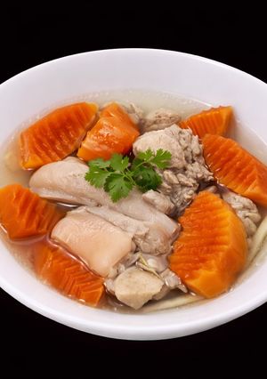 Hình của món SP.0839 - Canh Chân Giò Đu Đủ.