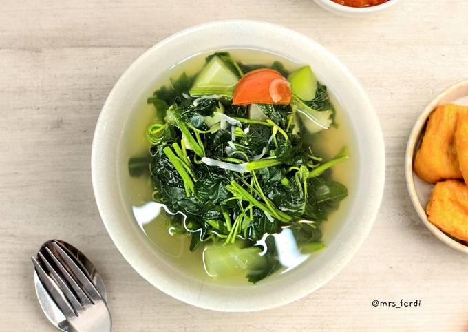 Resep Sayur Bening Bayam Labu Siam Oleh Mrs Ferdi Cookpad