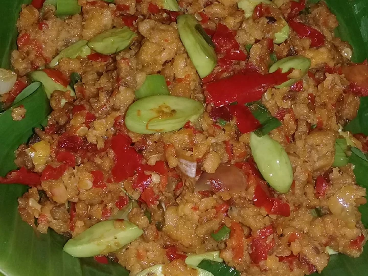 Cara Mudah Membikin Resep Sambel oncom pete Huhhah yang Enak Banget Anti Ribet, Uenak Banget