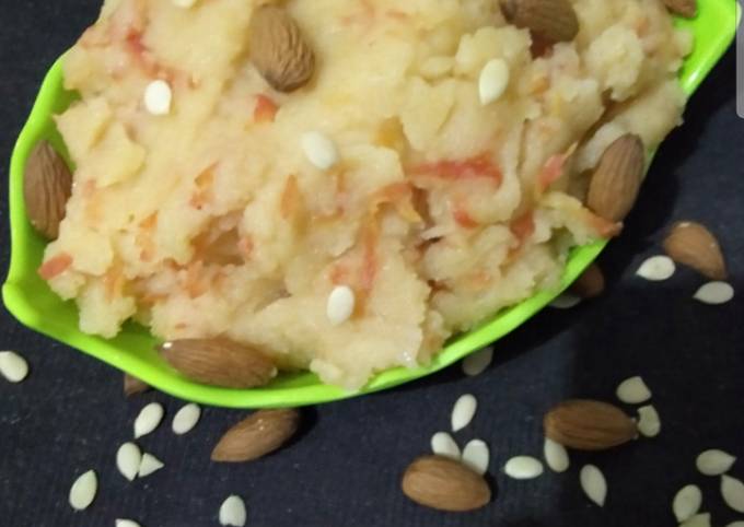 Carrot Suji halwa