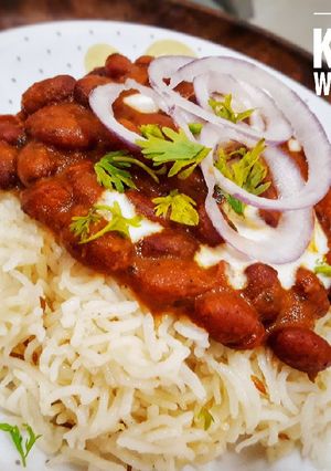 A picture of Rajma Chawal.