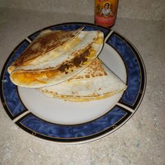 A picture of Kickin kool ranch spicy crunch wrap.
