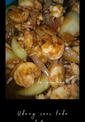 Foto resep Udang saus lada hitam