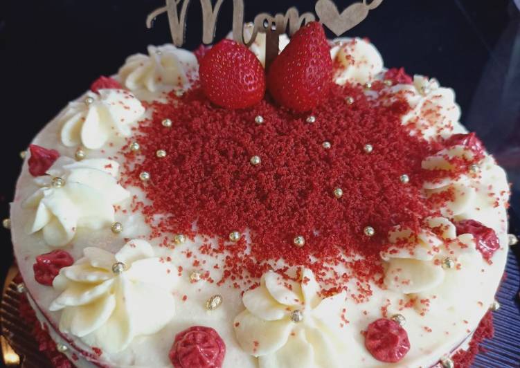 Resep Red Velvet Creamcheese Frosting Yang Enak