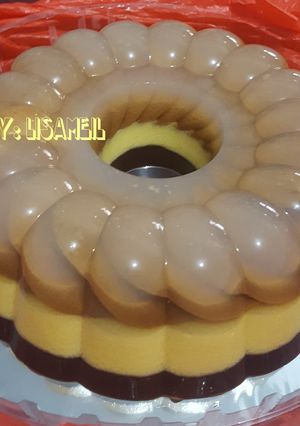 Foto resep Puding Marie 3 lapis