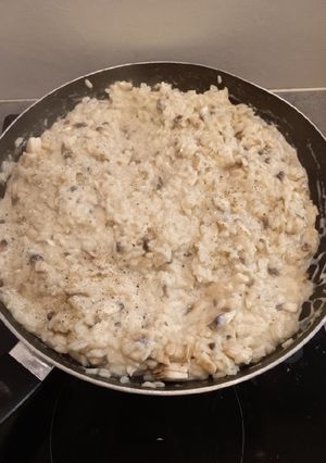Une photo de Risotto aux champignons
