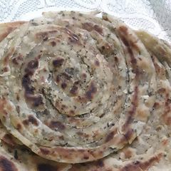 A picture of Pudina laccha paratha.