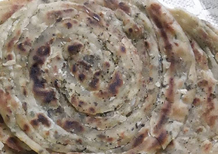 Easiest Way to Make Quick Pudina laccha paratha