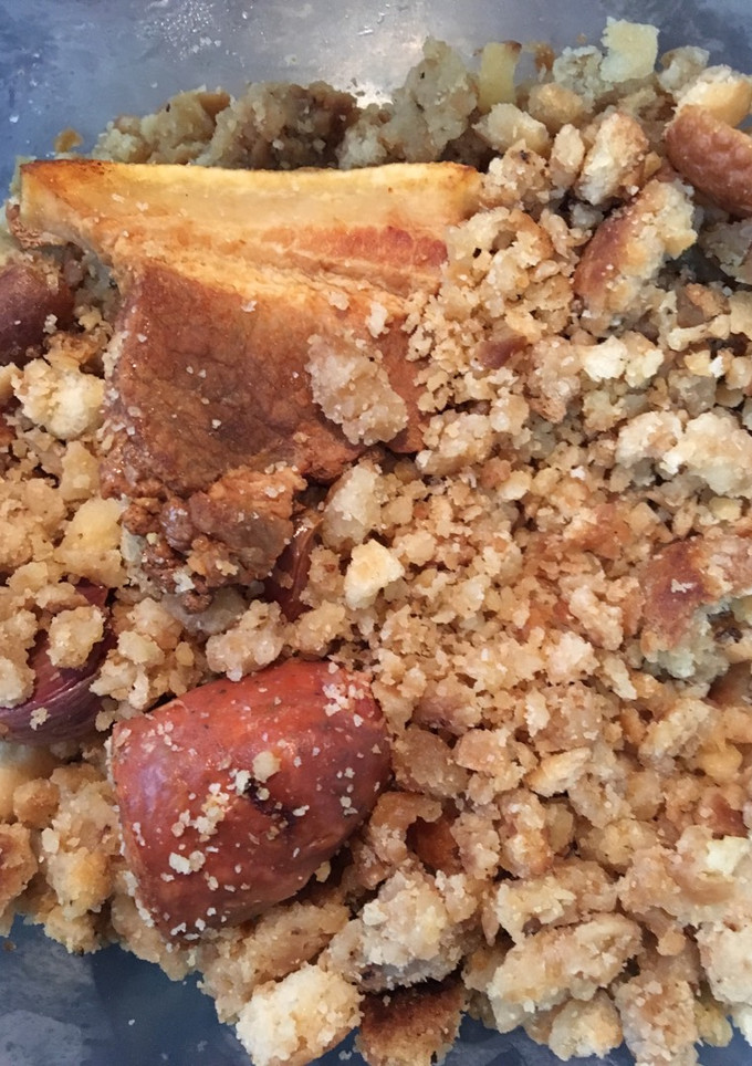Una foto de Migas de pan al estilo murciano