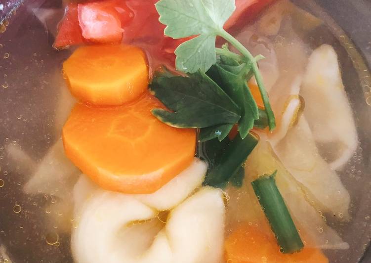 Sayur sop pangsit