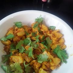 A picture of Cauliflower sabji.