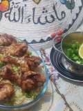 Rice and meat