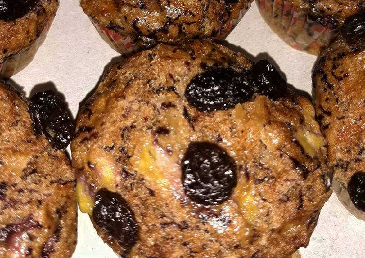Resep Muffin pisang kismis Anti Gagal