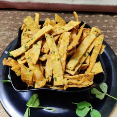 Methi Masala Sticks A picture of Methi Masala Sticks.