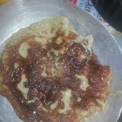 A picture of Raisin fried Egg.