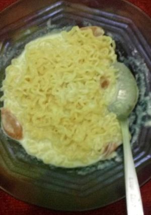 Foto resep Indomie sosis ala ala carbonara