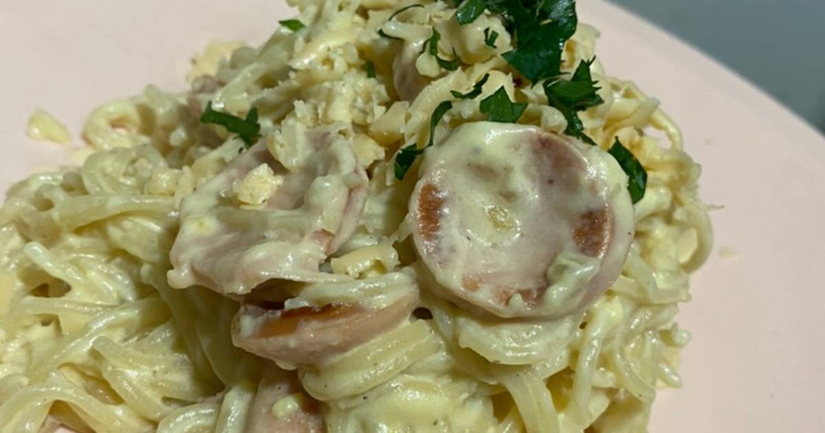 133 Resep Spageti Carbonara Creamy Enak Dan Mudah Cookpad