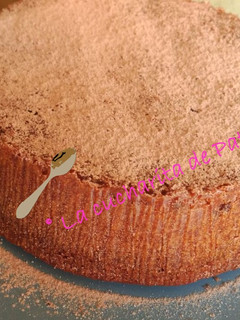 Una foto de Bizcocho de arándanos y cacao