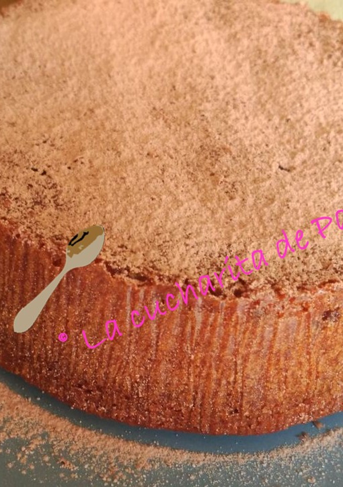 Una foto de Bizcocho de arándanos y cacao