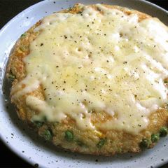A picture of Cheesy Rice Omelette.