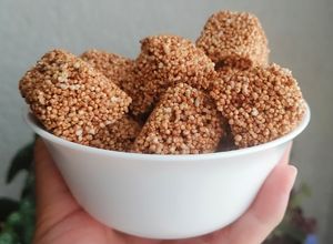 Una foto de Snacks de amaranto con chocolate 🍫
