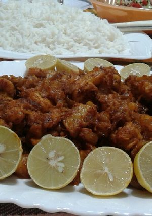 عکسی از دستور دوپیازه میگو